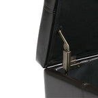 Dover Storage Ottoman in Vegan Leather