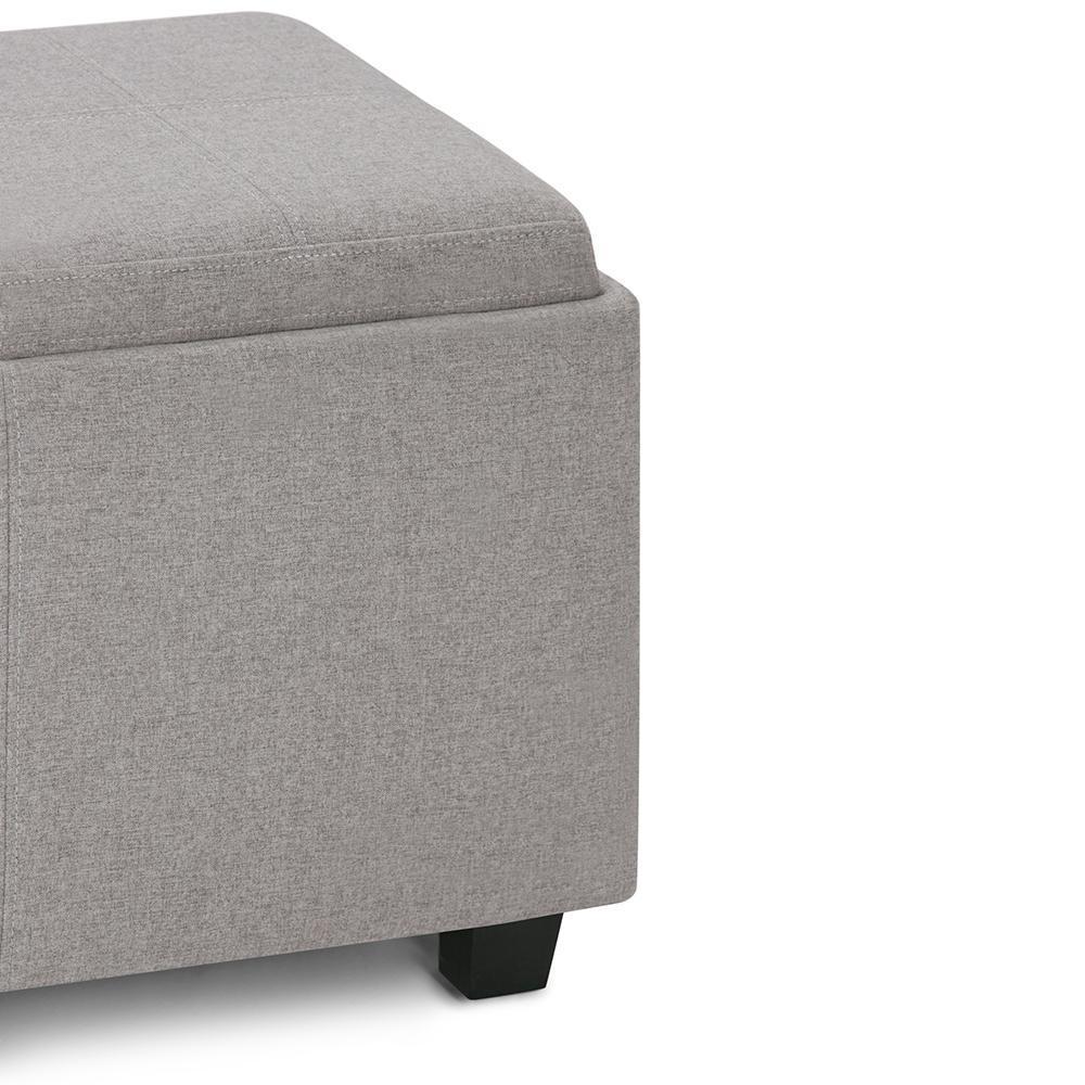 Avalon 3 Trays Ottoman in Linen