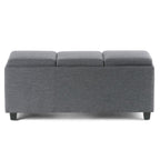 Avalon 3 Trays Ottoman in Linen