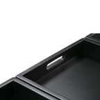 Avalon 3 Trays Ottoman in Linen