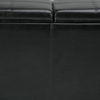 Avalon 3 Trays Ottoman in Vegan Leather