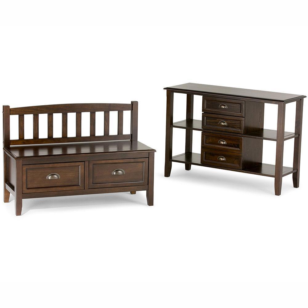 Burlington Entryway Storage Bench with Drawers
