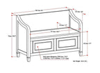 Connaught Entryway Storage Bench