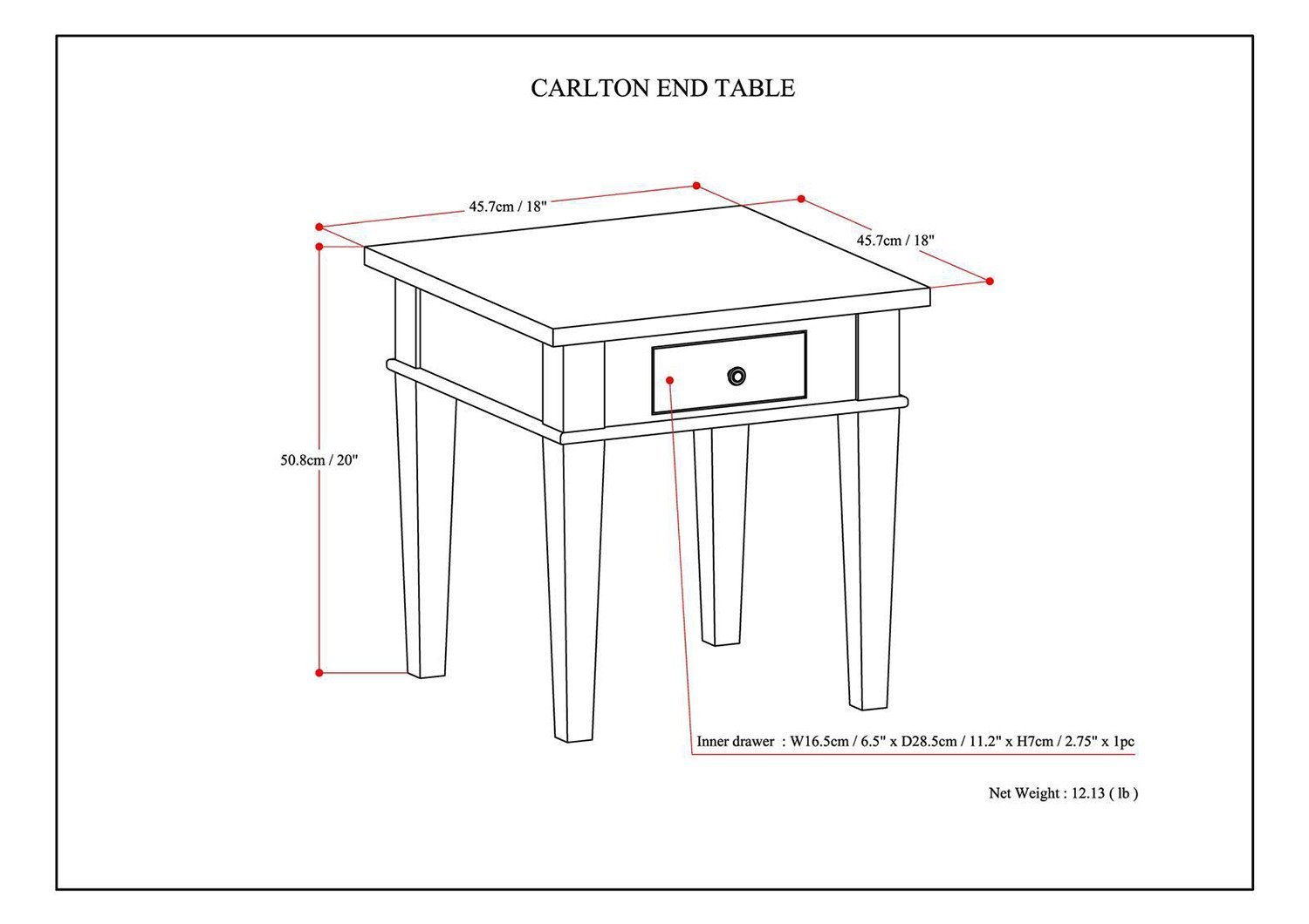Carlton End Table