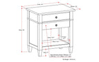 Carlton Bedside Table