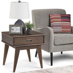 Draper Mid Century End Table