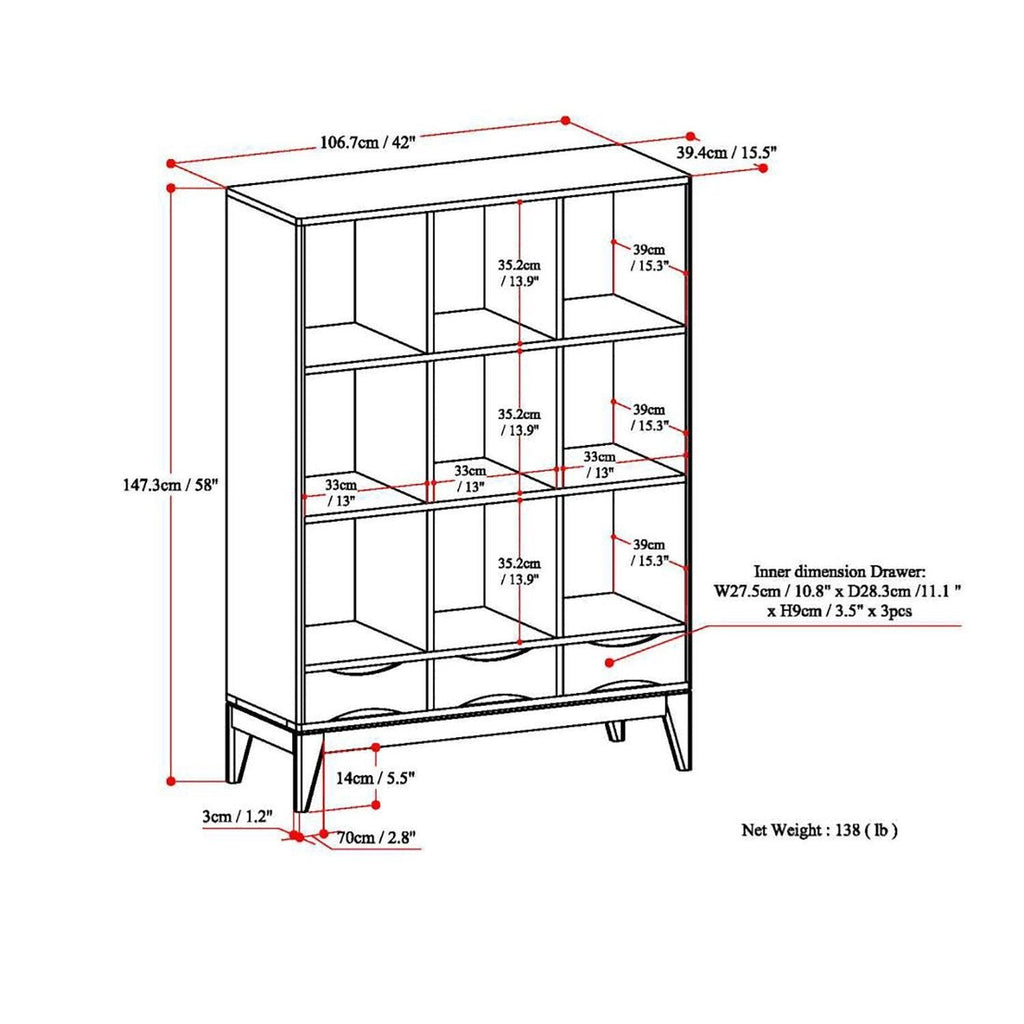 Harper Cube Bookcase