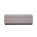 Hamilton Storage Ottoman in Cloud Grey