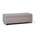 Hamilton Storage Ottoman in Cloud Grey