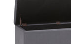 Hamilton Storage Ottoman in Stone Grey