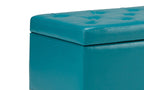Hamilton Storage Ottoman in Vegan Leather