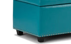 Hamilton Storage Ottoman in Vegan Leather