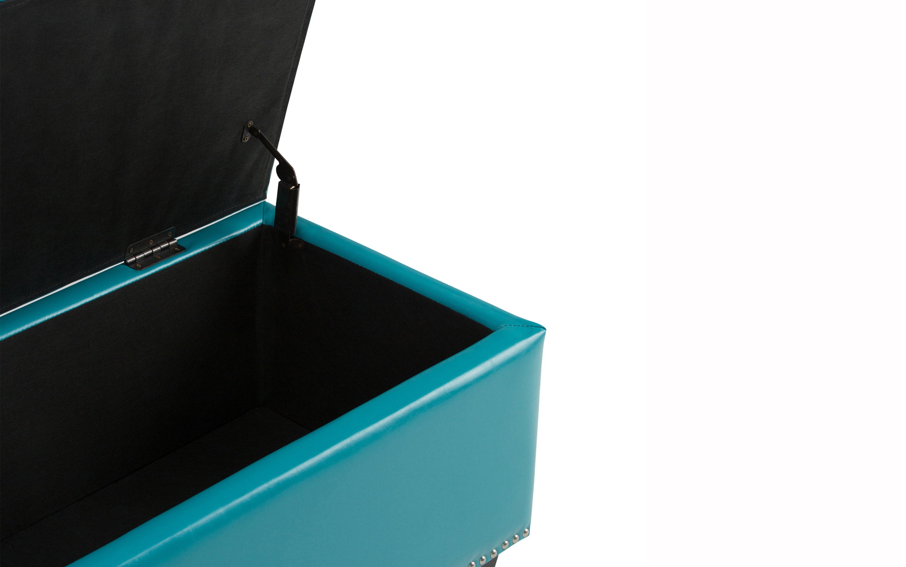 Hamilton Storage Ottoman in Vegan Leather