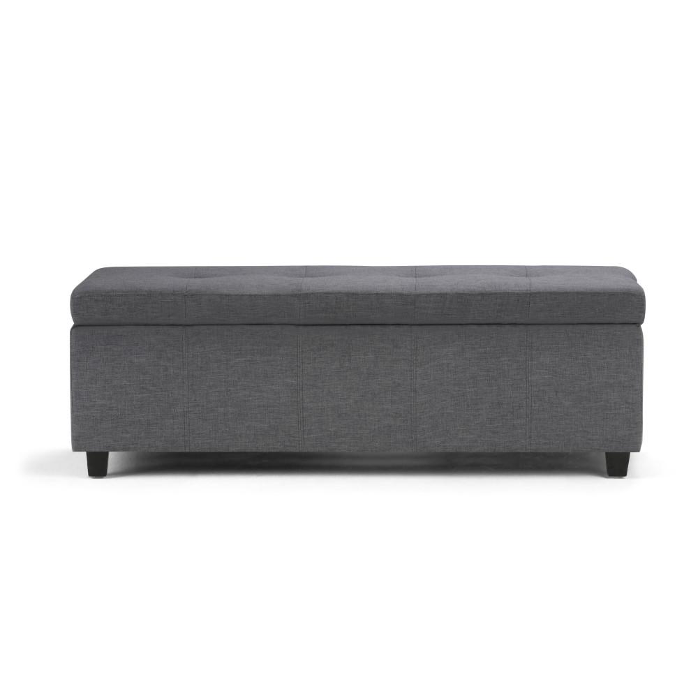 Castleford Storage Ottoman in Linen