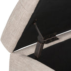 Castleford Storage Ottoman in Natural