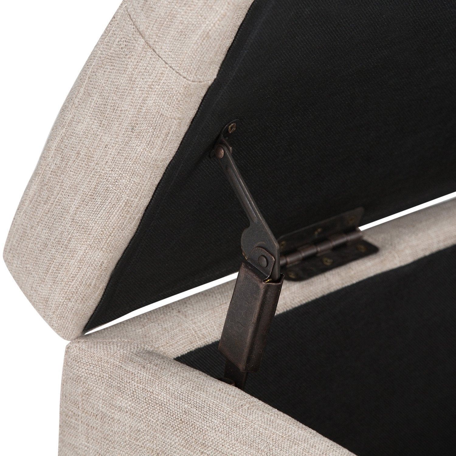 Castleford Storage Ottoman in Natural