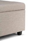 Castleford Storage Ottoman in Natural