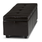 Castleford Storage Ottoman in Vegan Leather