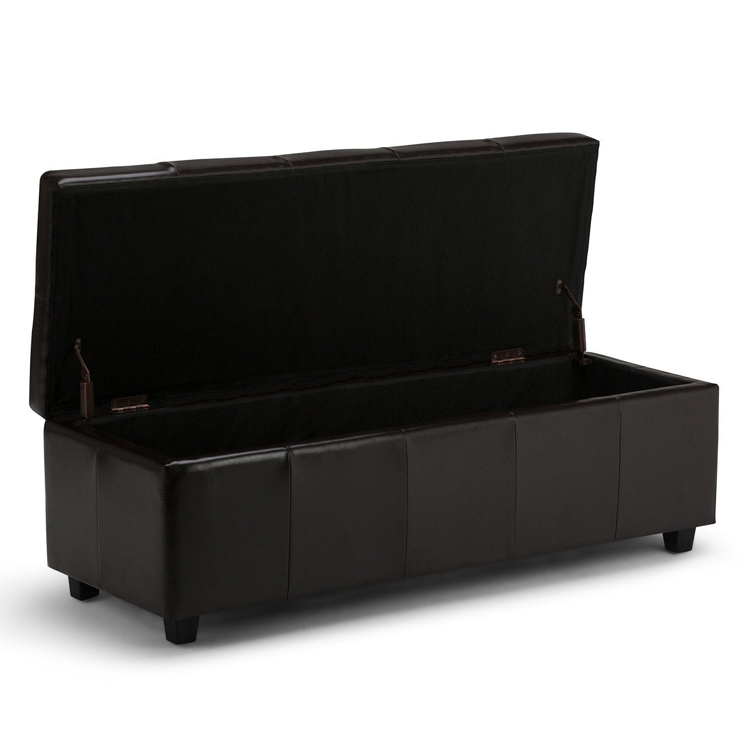 Castleford Storage Ottoman in Vegan Leather
