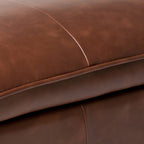 Emily Storage Ottoman in Vegan Leather
