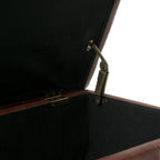 Emily Storage Ottoman in Vegan Leather