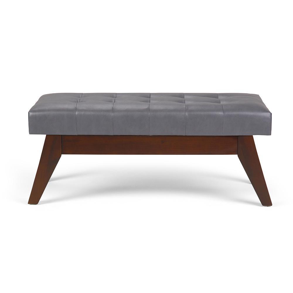Draper Ottoman Bench in Vegan Leather