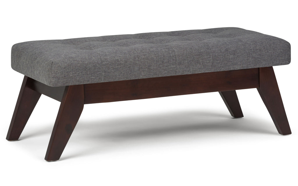 Draper Ottoman Bench in Linen