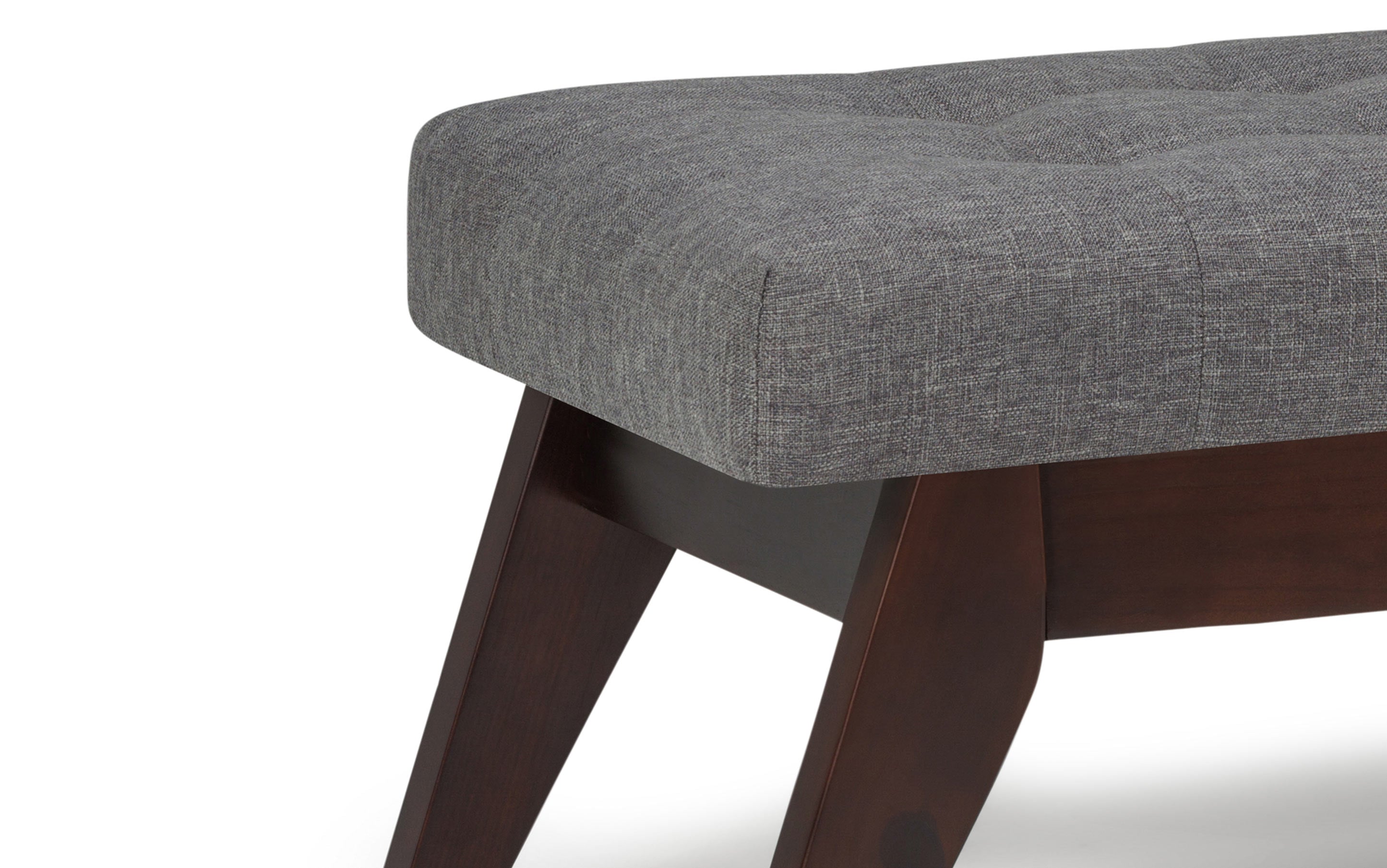 Draper Ottoman Bench in Linen