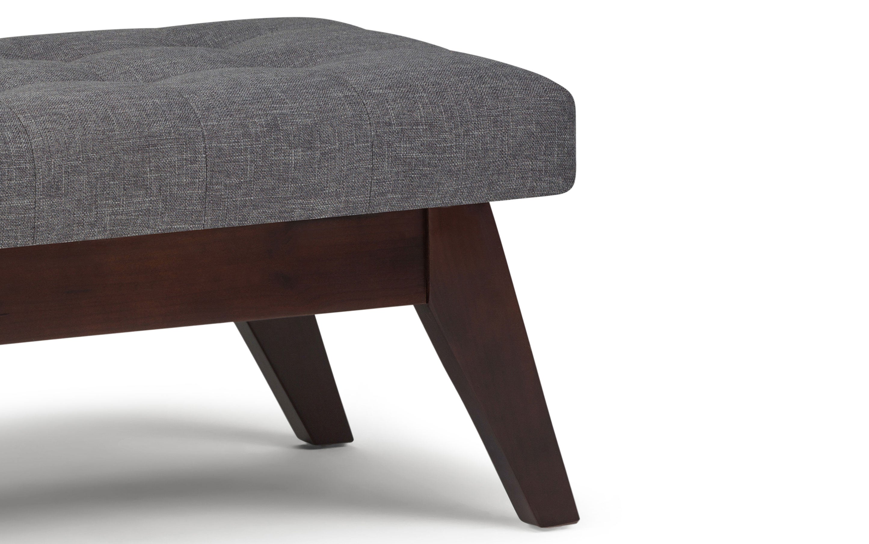 Draper Ottoman Bench in Linen