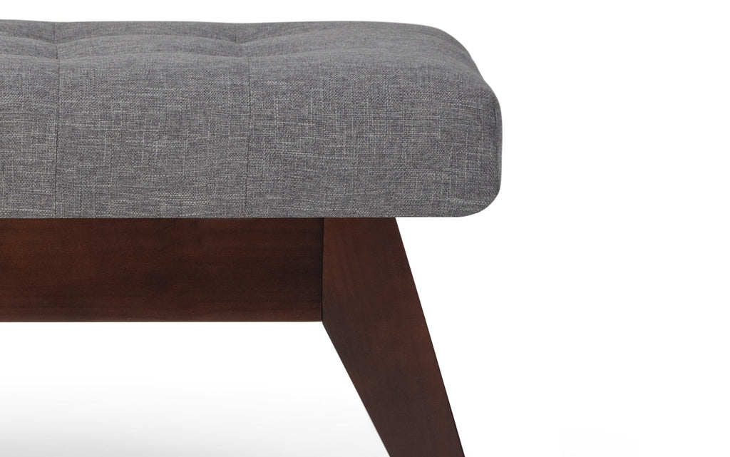 Draper Ottoman Bench in Linen