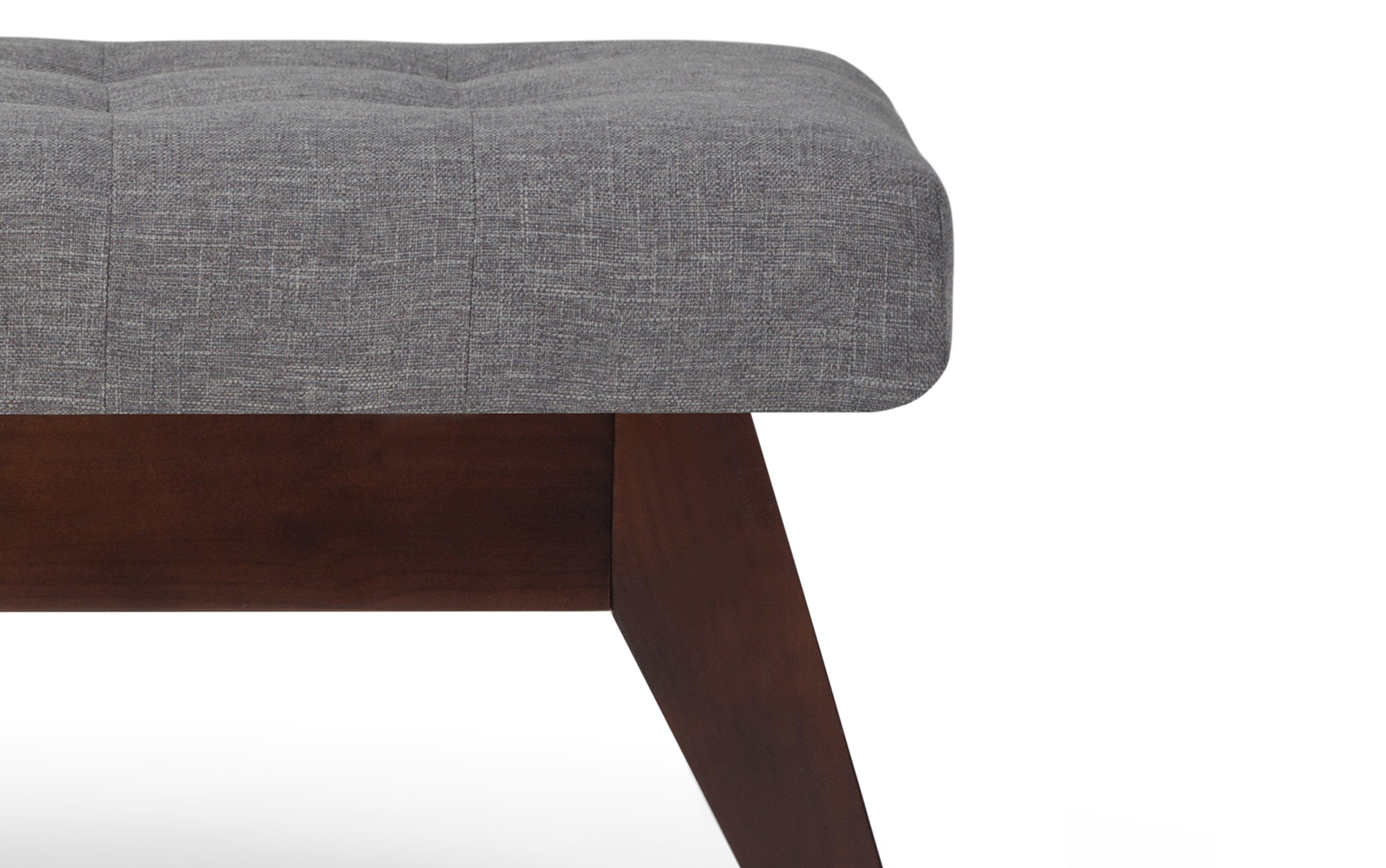 Draper Ottoman Bench in Linen