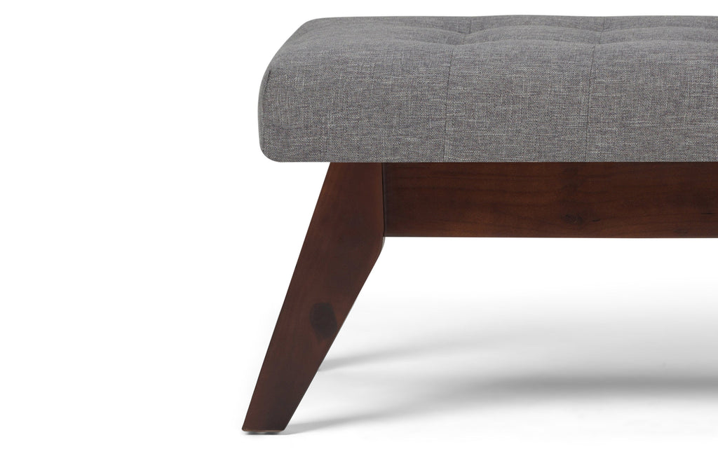 Draper Ottoman Bench in Linen