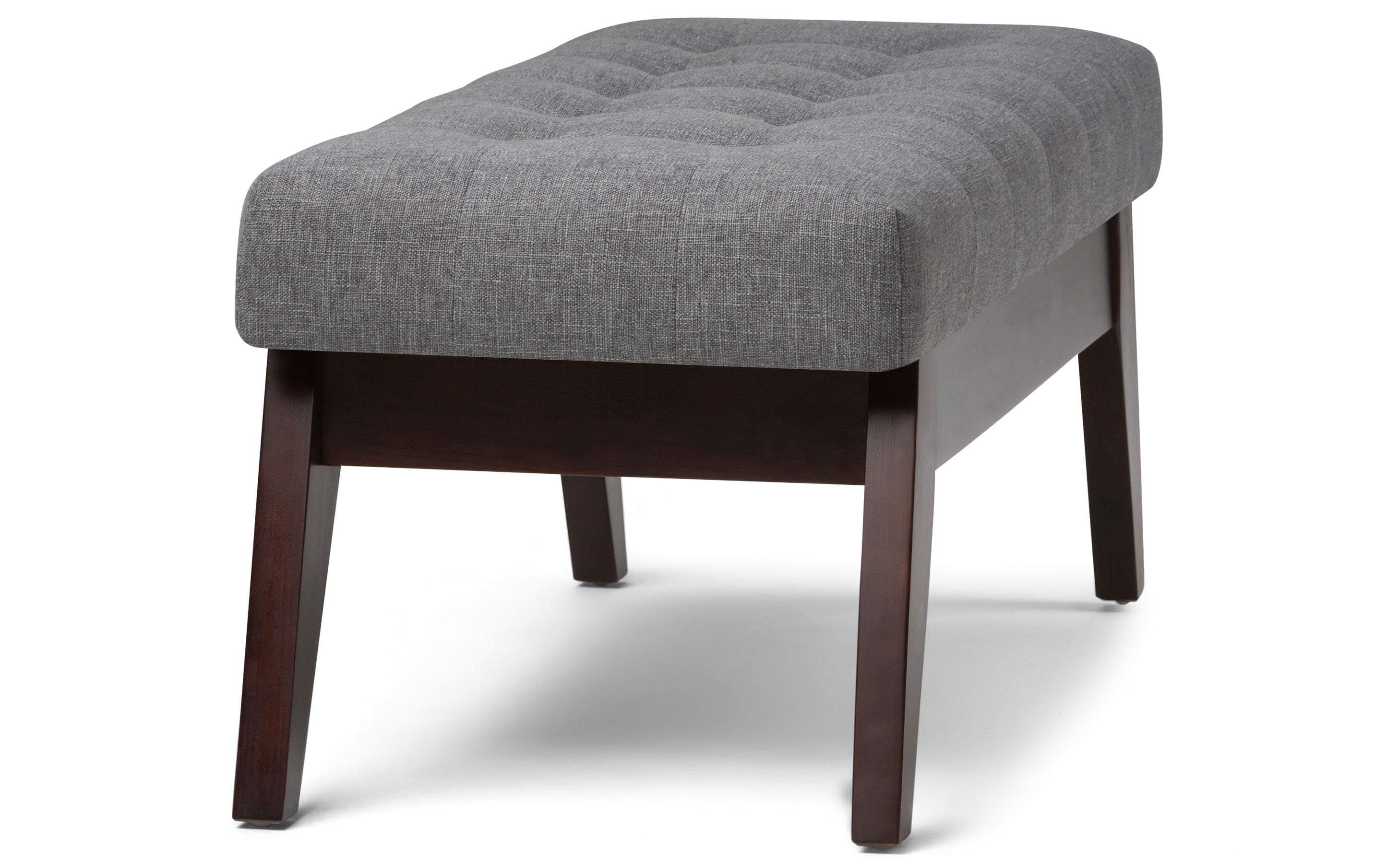 Draper Ottoman Bench in Linen