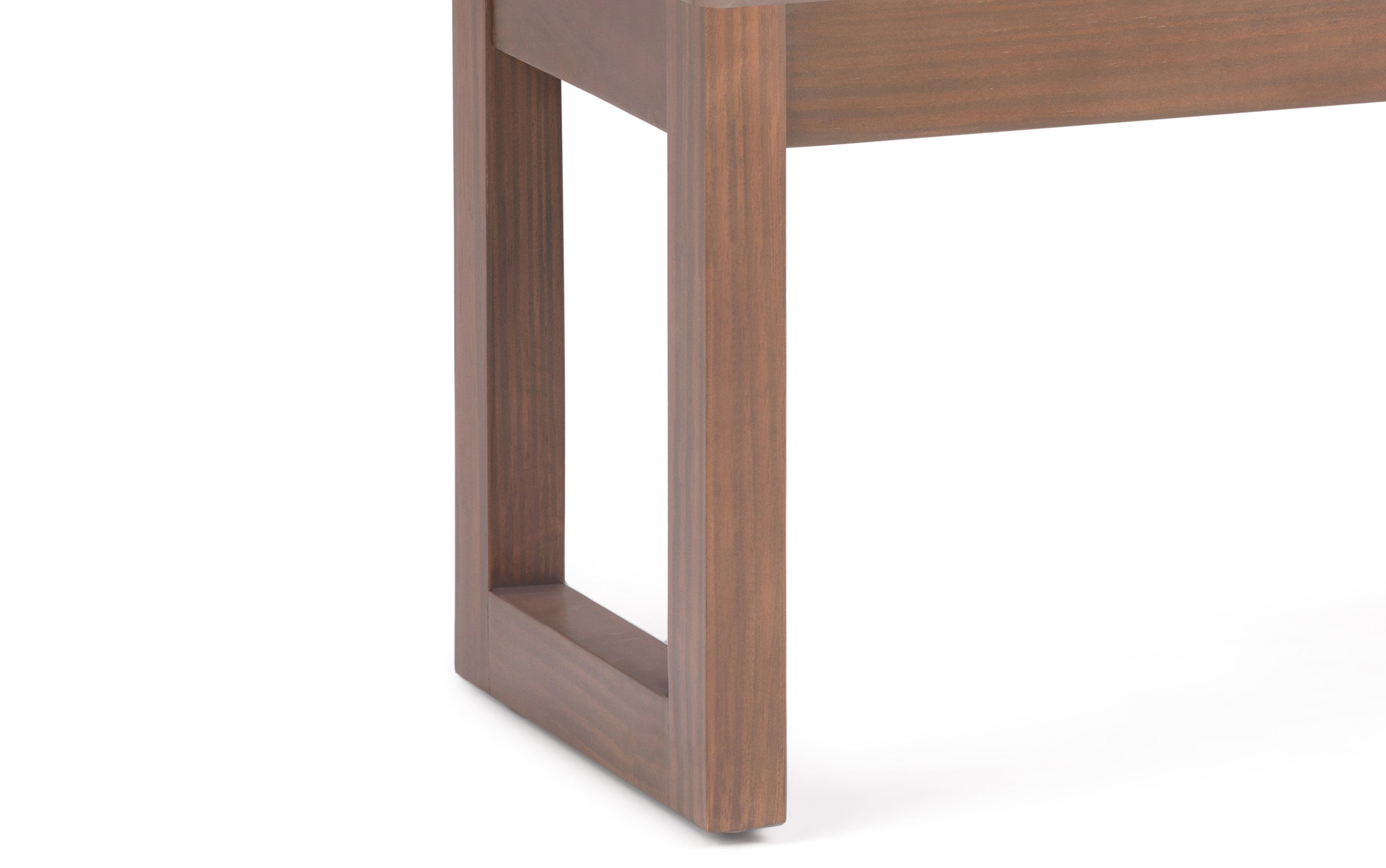 Milltown Small Ottoman Bench in Vegan Leather