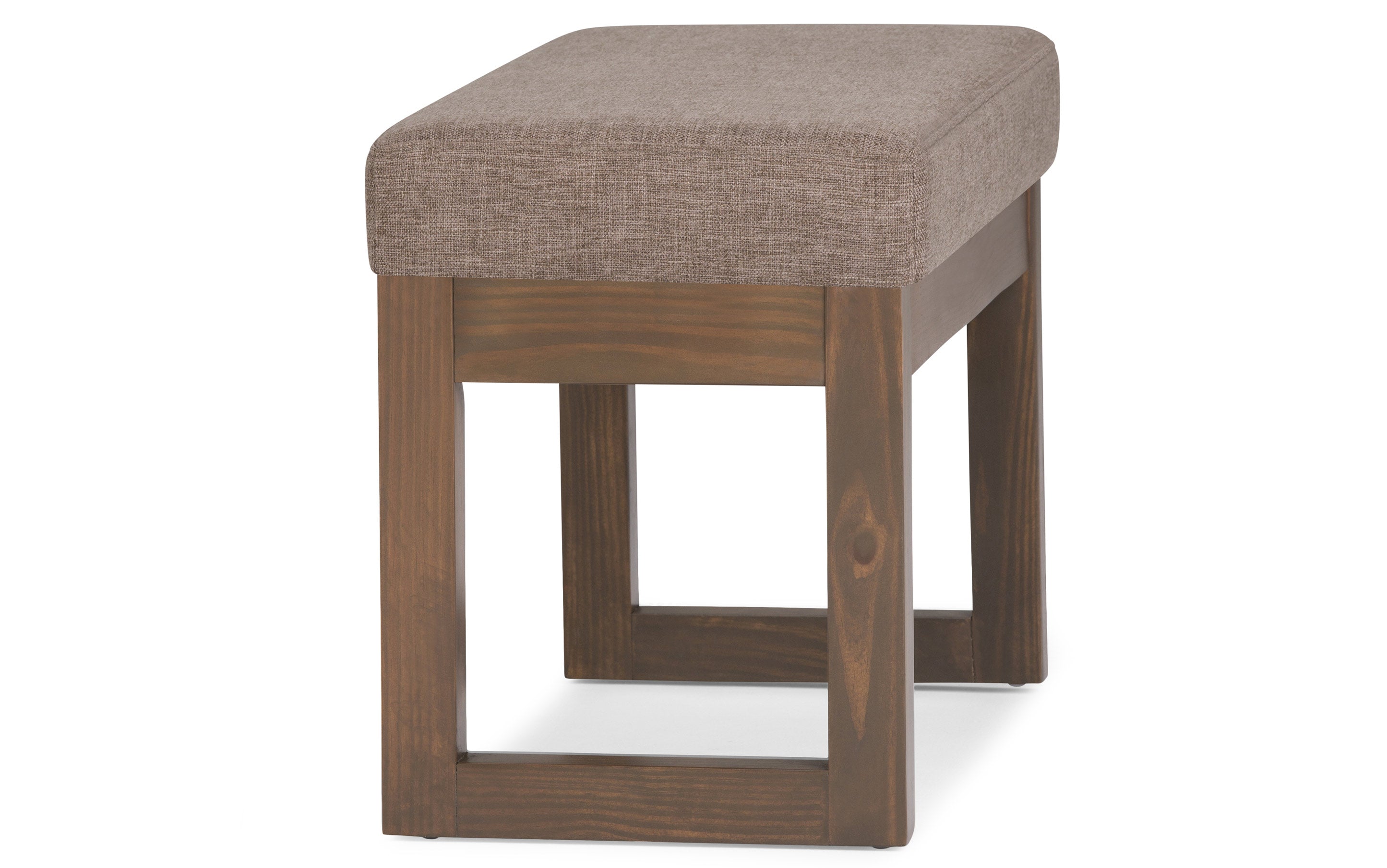 Milltown Small Ottoman Bench in Linen