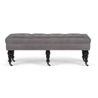 Henley Ottoman Bench in Distressed Vegan Leather