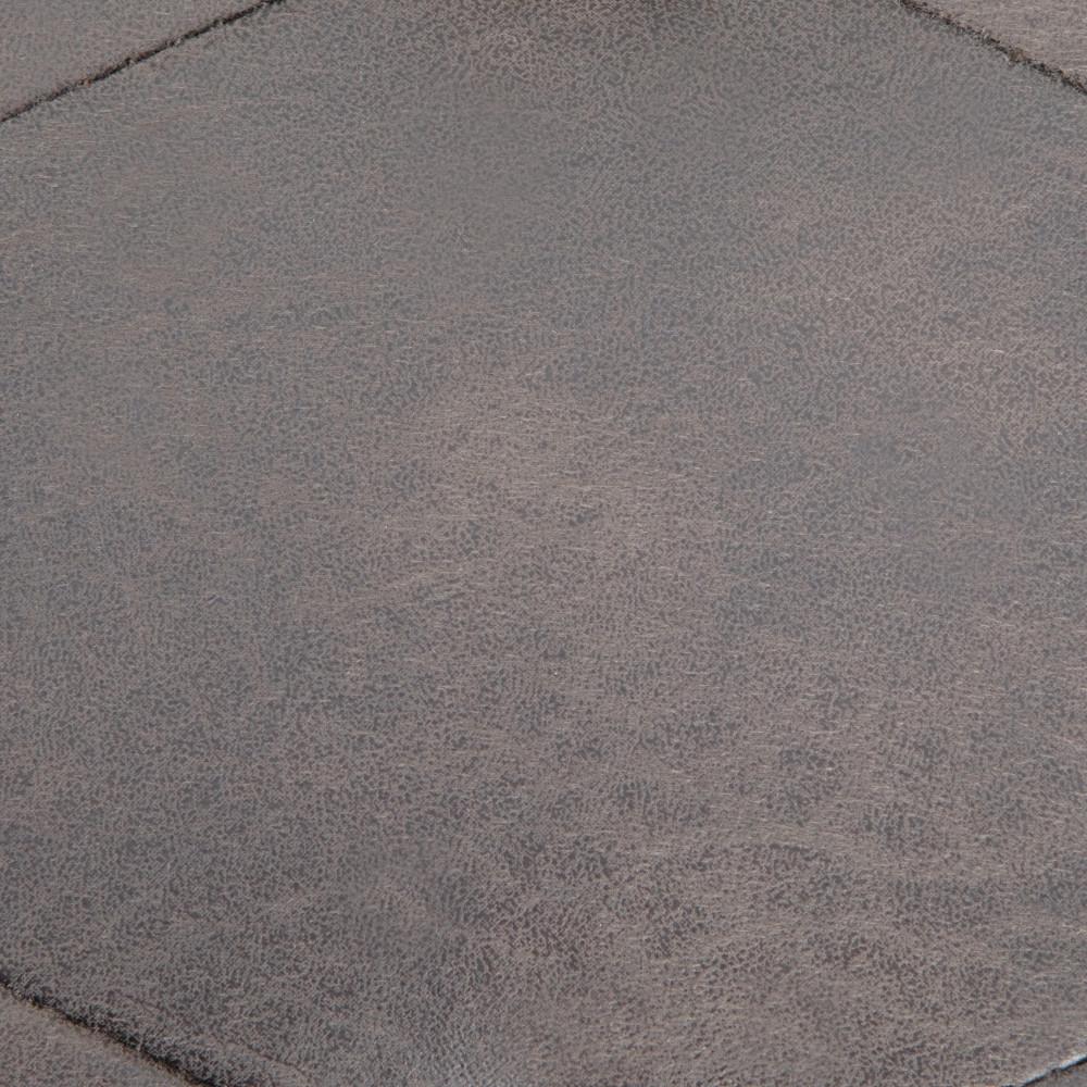 Henley Ottoman Bench in Distressed Vegan Leather