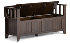 Acadian 48-inch Storage Bench and 36-inch Cabinet