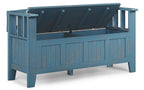 Acadian 48-inch Storage Bench and 36-inch Cabinet
