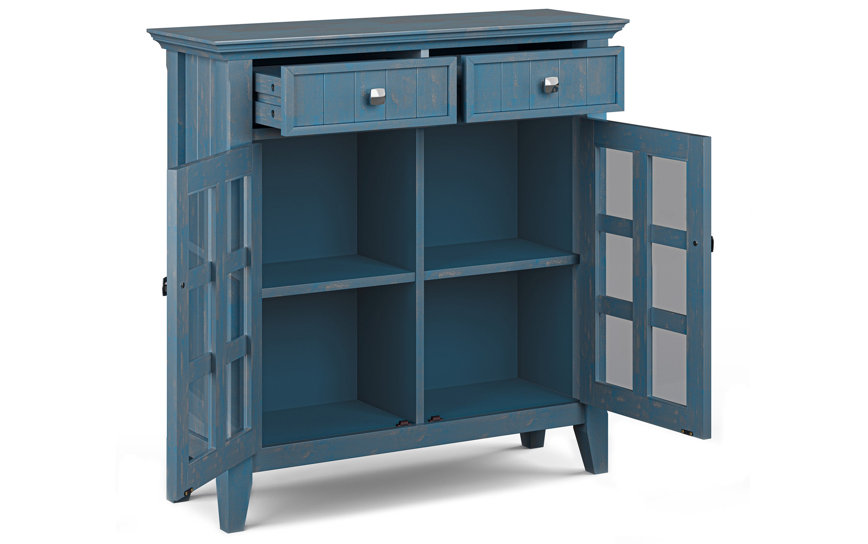 Acadian 48-inch Storage Bench and 36-inch Cabinet
