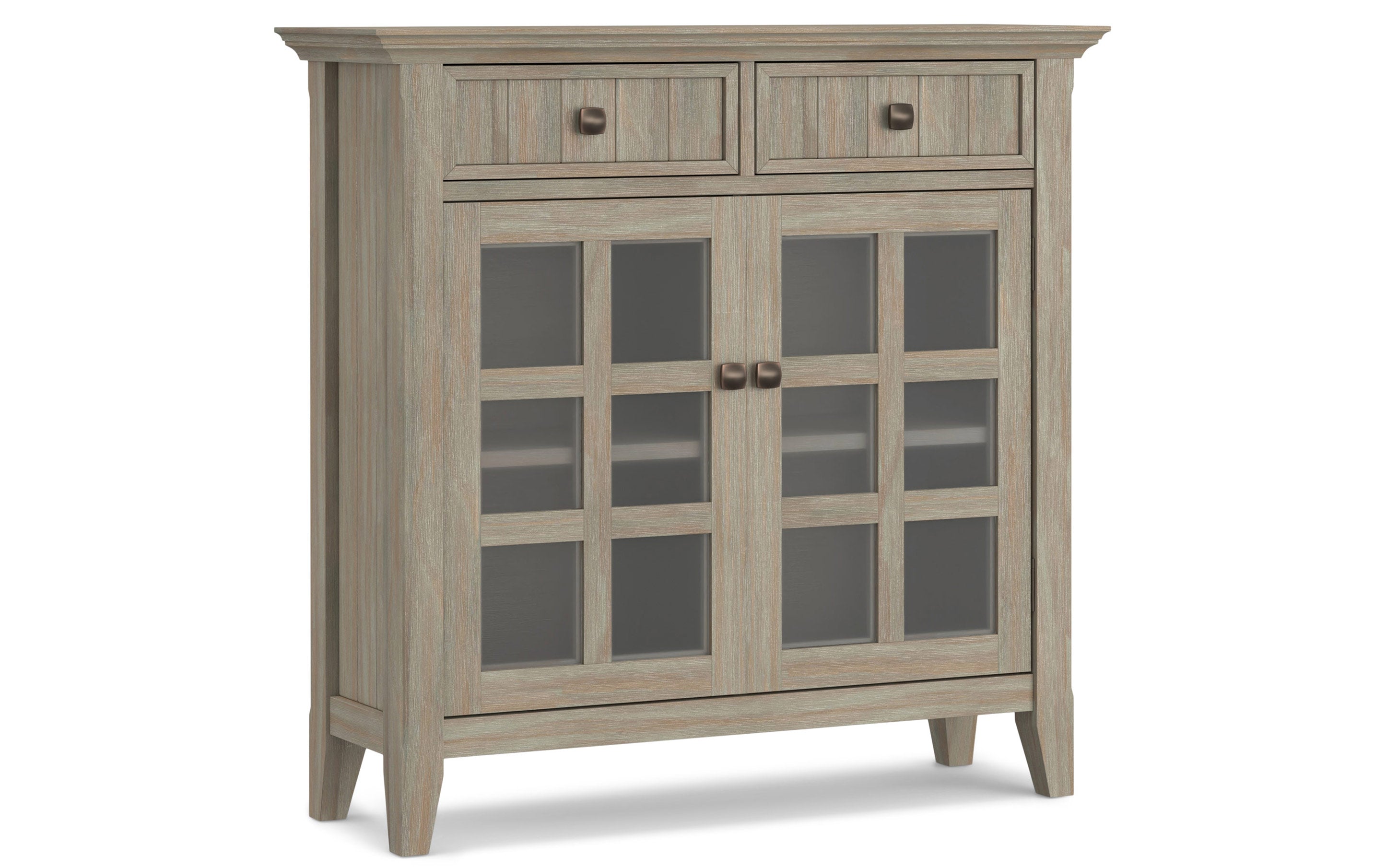 Acadian 48-inch Storage Bench and 36-inch Cabinet