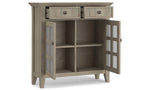 Acadian 48-inch Storage Bench and 36-inch Cabinet