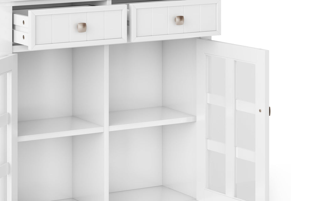 Acadian 48-inch Storage Bench and 36-inch Cabinet