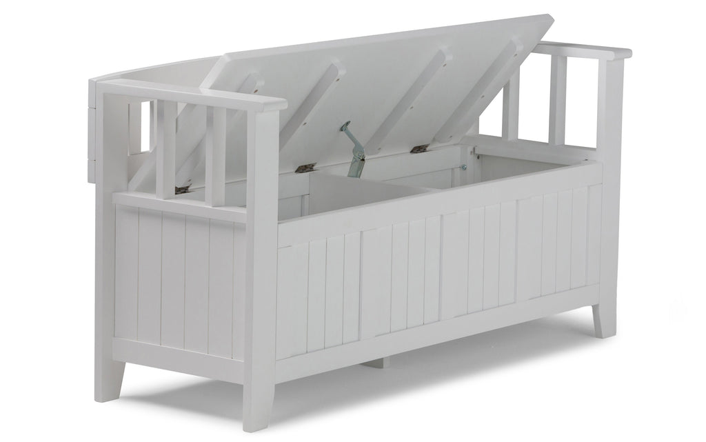 Acadian 48-inch Storage Bench and 36-inch Cabinet