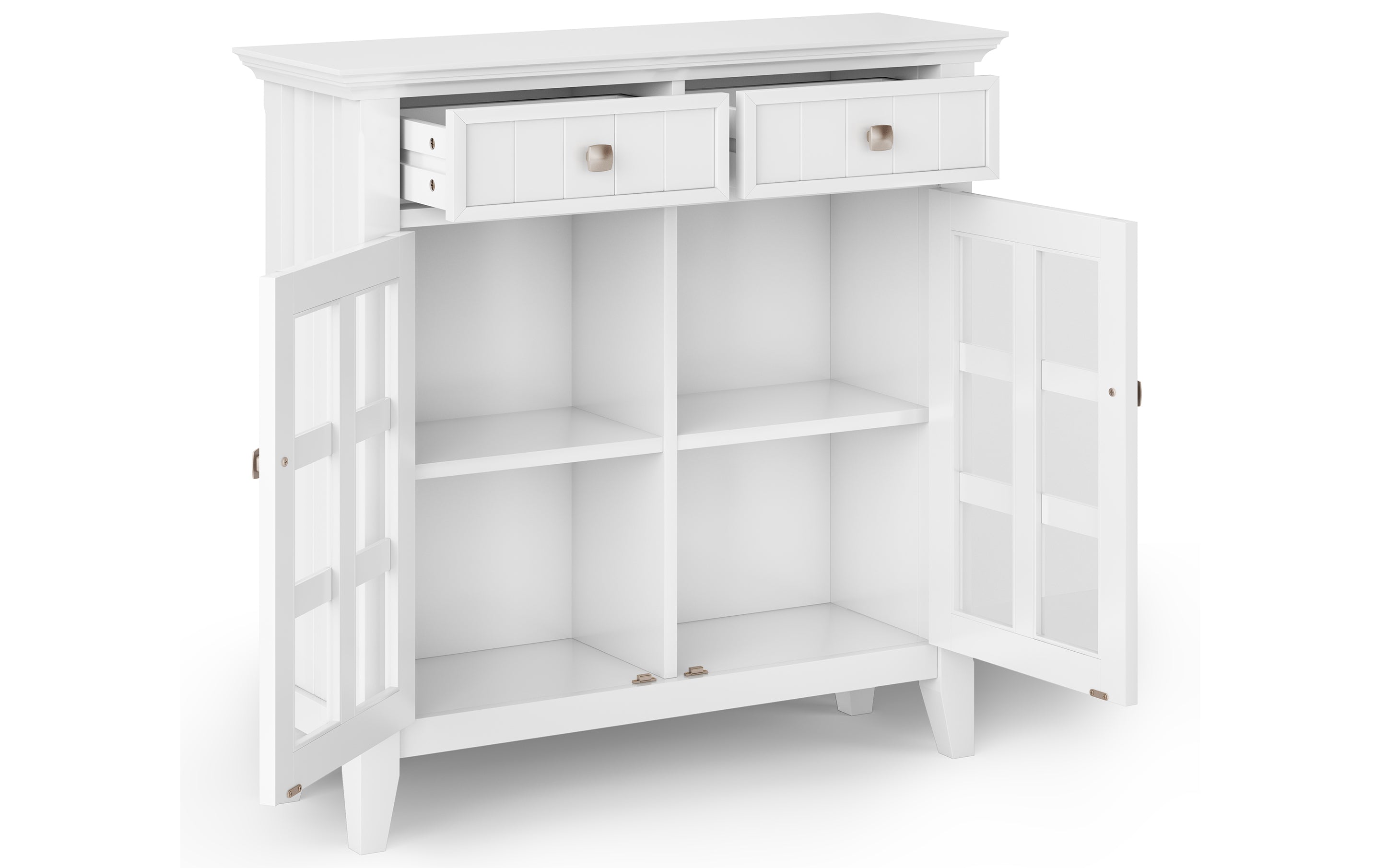 Acadian 48-inch Storage Bench and 36-inch Cabinet