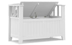 Acadian 36-inch Storage Bench and 36-inch Cabinet