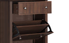 Acadian 36-inch Storage Bench and 32-inch Shoe Cabinet
