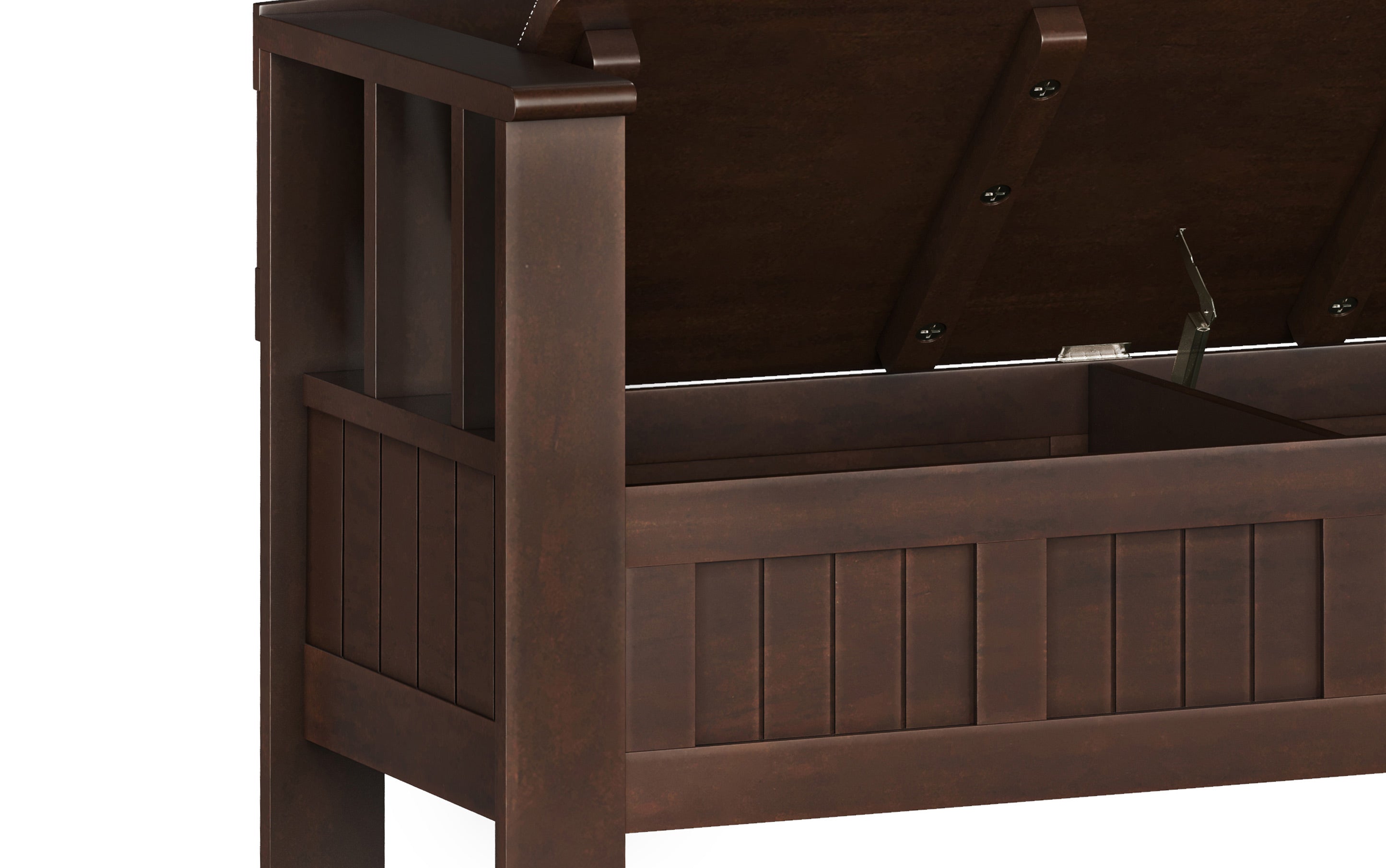 Acadian 48-inch Storage Bench with Shelf and 36-inch Cabinet