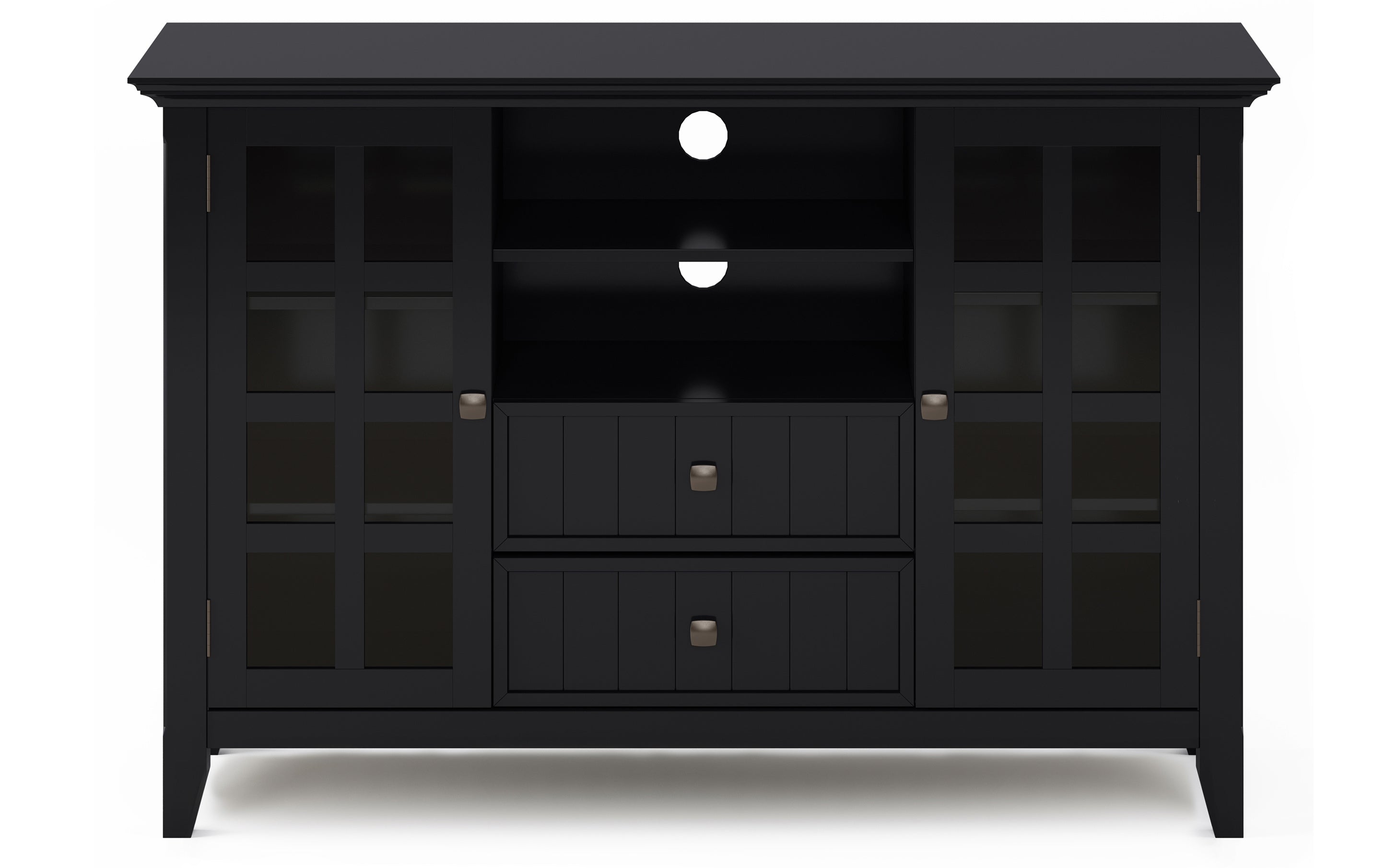 Acadian 53 inch Tall TV Stand with 26 inch 5 Shelf Bookcases (Set of 3)