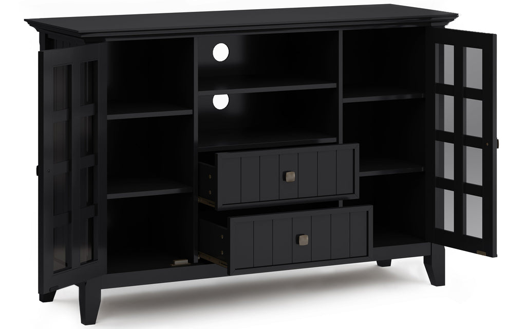 Acadian 53 inch Tall TV Stand with 26 inch 5 Shelf Bookcases (Set of 3)